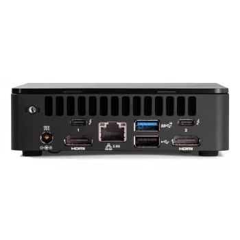 ASUS NUC 12 Pro Kit RNUC12WSKI700002I mini PC barebone, Intel Core i7-1260P, Intel Iris Xe Graphics, 2x DDR4 SO-DIMM (έως 64 GB), 2x M.2, Wi-Fi 6E, Bluetooth 5.2, 2,5GbE, μαύρο