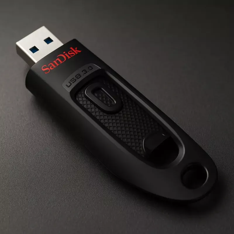 USB Flash Drive SanDisk 128 GB USB Type-A 3.2 Gen 1 μαύρο