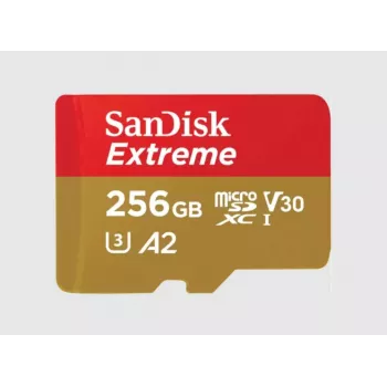 Κάρτα μνήμης MicroSDXC SANDISK SDSQXAV-256G-GN6MA 256 GB UHS‑I U3 V30 190 MB/s ανάγνωση 130 MB/s εγγραφή κόκκινο