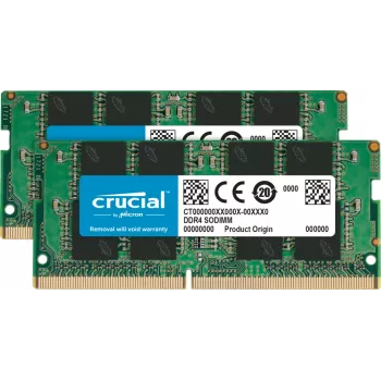 Micron Crucial - DDR4 - κιτ - 32 GB: 2 x 16 GB - SO DIMM 260-PIN