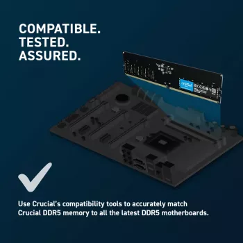 16 GB Crucial DIMM 5600 (2x 8 GB) Dual-Kit (μαύρο, CT2K8G56C46U5, INTEL XMP, AMD EXPO)