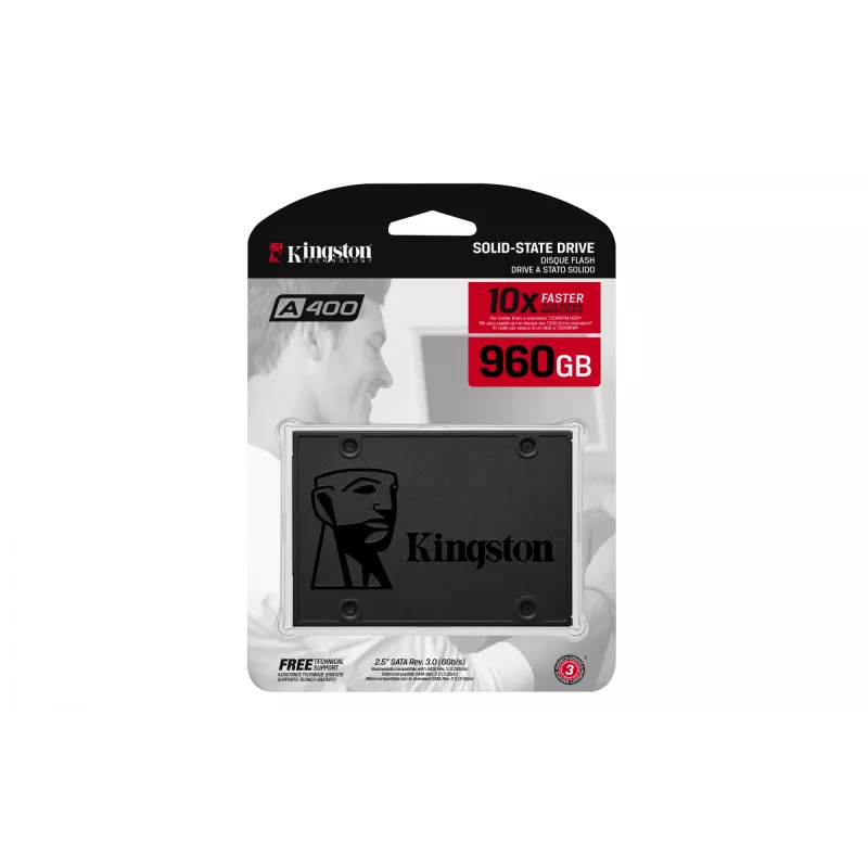 Δίσκος SSD Kingston Technology 960 GB 2,5 ίντσες SATA III SA400S37/960G