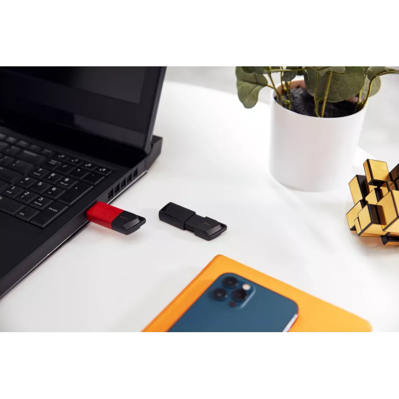 Kingston Technology DataTraveler 128GB USB3.2 Gen1 Exodia M (Μαύρο + Κόκκινο)