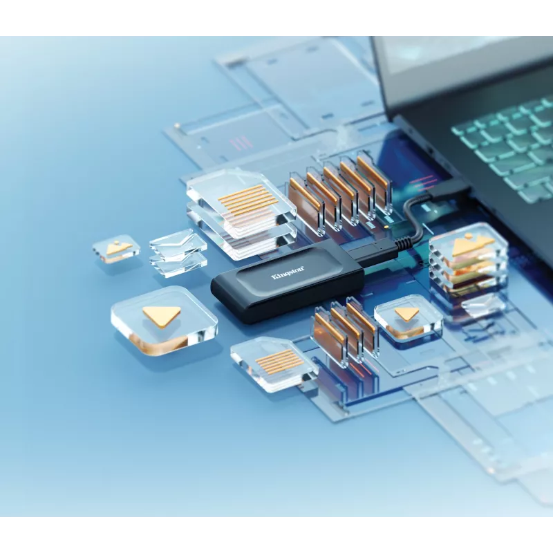 Kingston Technology 1TB XS1000 Εξωτερική φορητή μονάδα solid-state USB 3.2 Gen 2