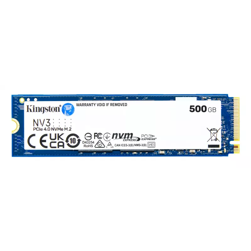 Δίσκος SSD Kingston Technology 500G M.2 NVMe SNV3S/500G