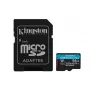 Kingston Technology 64GB microSDXC Canvas Go Plus Gen4 200MB/s A2 U3 V30 Κάρτα + αντάπτορας