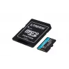 Kingston Technology 64GB microSDXC Canvas Go Plus Gen4 200MB/s A2 U3 V30 Κάρτα + αντάπτορας
