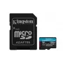 Kingston Technology 128 GB microSDXC Canvas Go Plus Gen4 200 MB/s A2 U3 V30 Κάρτα + αντάπτορας