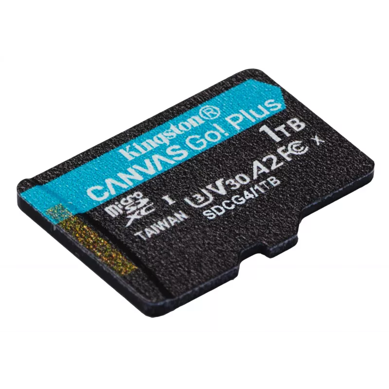 Kingston Technology 1TB microSDXC Canvas Go Plus Gen4 200MB/s A2 U3 V30 Κάρτα + αντάπτορας
