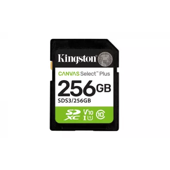 Κάρτα μνήμης SDXC KINGSTON Canvas Select Plus Gen3 256GB SD UHS‑I 150MB/s C10 U1 V10