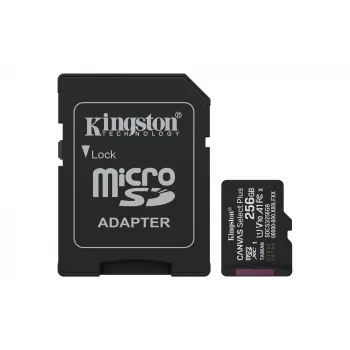 Κάρτα μνήμης MicroSDXC KINGSTON 256 GB UHS‑I Canvas Select Plus Gen3, Class 10, 150 MB/s, A1, V10