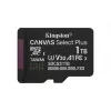 Kingston Technology 1TB microSDXC Canvas Select Plus Gen3 150MB/s A1 Κάρτα + αντάπτορας