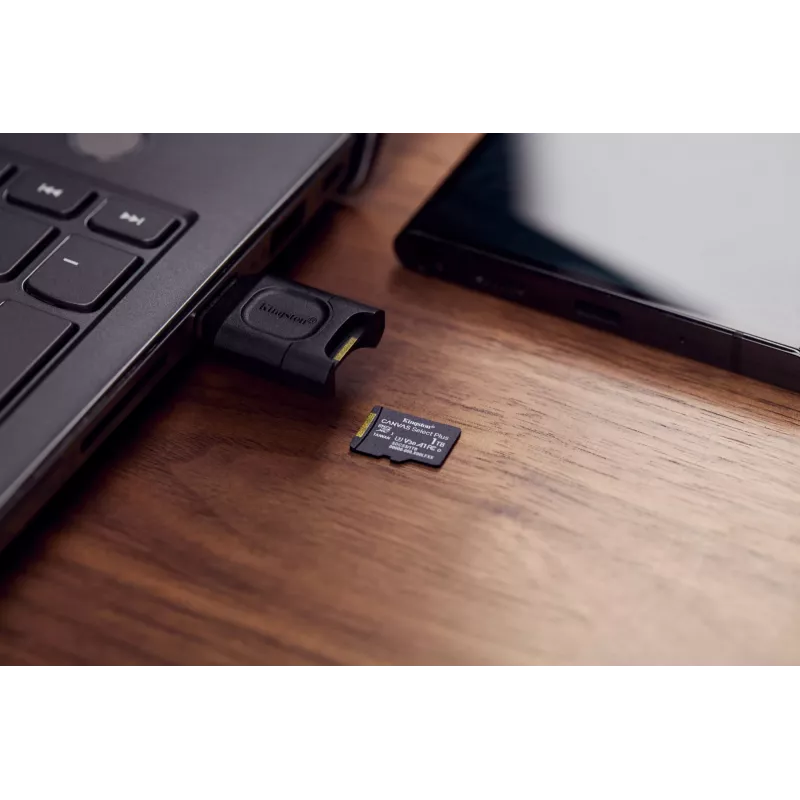 Kingston Technology 1TB microSDXC Canvas Select Plus Gen3 150MB/s A1 Κάρτα + αντάπτορας