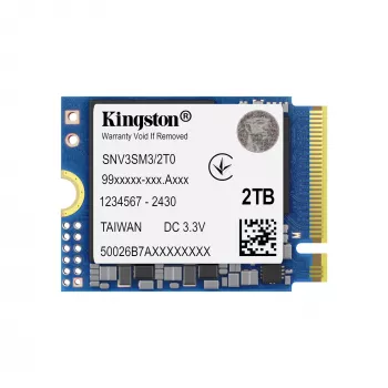 Σκληρός δίσκος SSD Kingston Technology 2000G M.2 2230 NVMe SNV3SM3/2T0