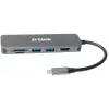 D-Link 6-in-1 USB-C Hub με HDMI/Αναγνώστη καρτών/Power Delivery