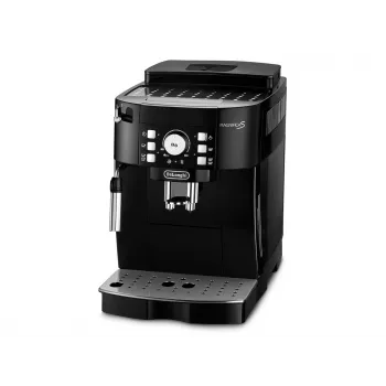 Μηχανή espresso DeLonghi ECAM 21.117 B Magnifica S — αυτόματη, 1,8 l δοχείο νερού, 250 g δοχείο κόκκων, 15 bar, 2 έξοδοι