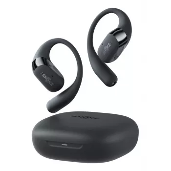 Headset JLAB AUDIO SHOKZ OpenFit 2 — οστικής αγωγιμότητας, ασύρματο, Open-Ear με άγκιστρο αυτιού, Μαύρο