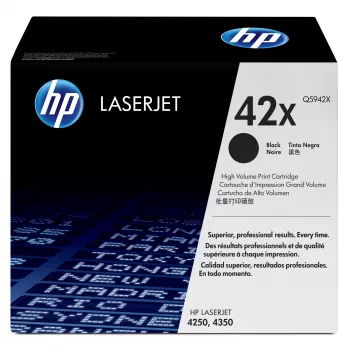 HP 42X High Yield Μαύρο Γνήσιο τόνερ LaserJet 1 τεμ.