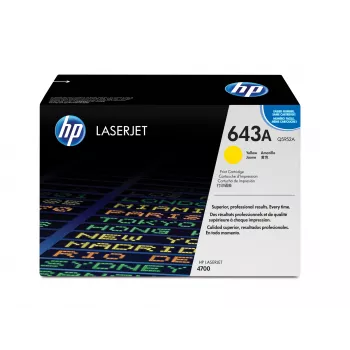 HP 643A Κίτρινο Γνήσιο τόνερ LaserJet