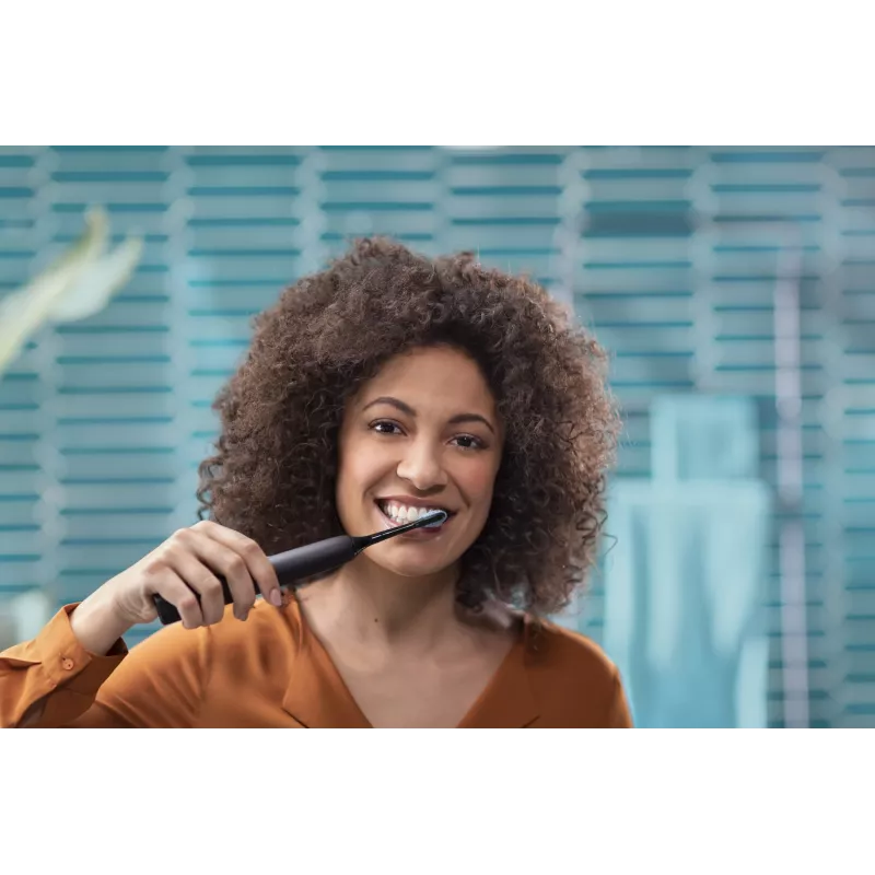 Philips Sonicare DiamondClean 9000 HX9914/54 σετ ηχητικών ηλεκτρικών οδοντόβουρτσων, 2 λαβές, 2 κεφαλές βούρτσας, 4 λειτουργίες, μαύρο