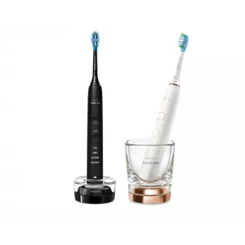 Οδοντόβουρτσα Philips HX9914/57 DiamondClean 9000 συσκευασία 2 τεμ. μαύρο/λευκό