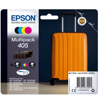 Epson 405 DURABrite Ultra Ink μελανοδοχείο 1 τεμ. γνήσιο τυπικής απόδοσης μαύρο, κυανό, ματζέντα, κίτρινο