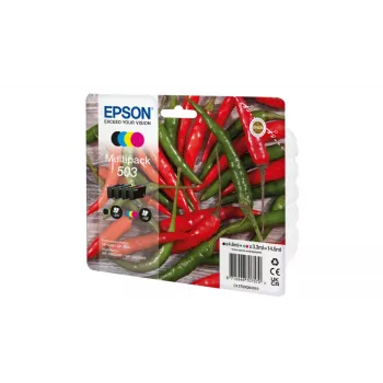 Epson 503 μελανοδοχείο 4 τεμ. γνήσιο τυπικής απόδοσης μαύρο, κυανό, ματζέντα, κίτρινο