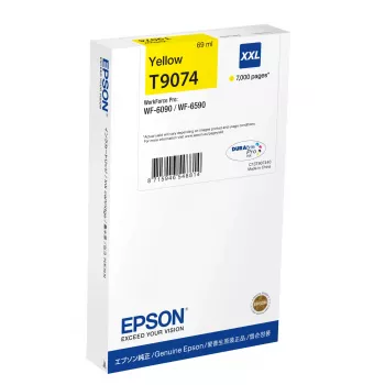 Μελανοδοχείο Epson C13T90744N XXL κίτρινο – γνήσιο εξαιρετικά υψηλής απόδοσης για WorkForce WF-6XXX