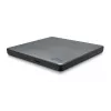 Λεπτός φορητός εγγραφέας DVD HITACHI-LG DATA STORAGE - Gp60nw60 - USB 2.0 - ασημί