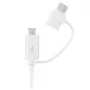 Καλώδιο USB Samsung EP-DG930 USB 2.0 1,5 m USB A USB C/Micro-USB B λευκό
