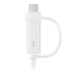 Καλώδιο USB Samsung EP-DG930 USB 2.0 1,5 m USB A USB C/Micro-USB B λευκό