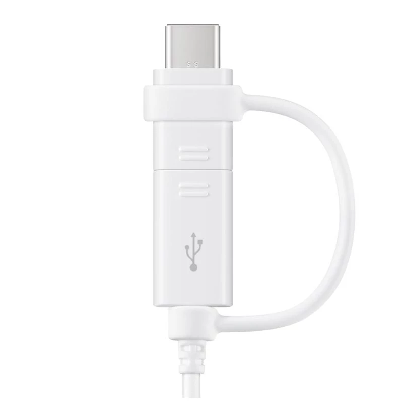 Καλώδιο USB Samsung EP-DG930 USB 2.0 1,5 m USB A USB C/Micro-USB B λευκό