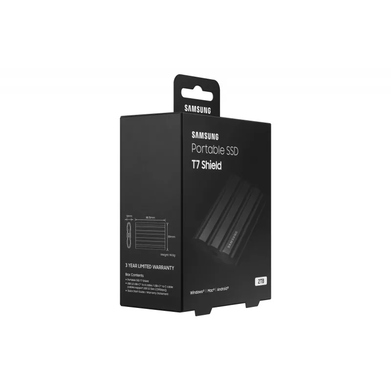 Samsung MU-PE2T0S 2 TB USB Type-C 3.2 Gen 2 (3.1 Gen 2) Μαύρο