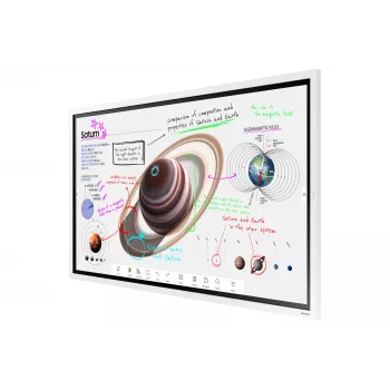 Samsung WM65B διαδραστικός πίνακας 165,1 cm (65 ίντσες) 3840 x 2160 Pixel οθόνη αφής Γκρι, Λευκό