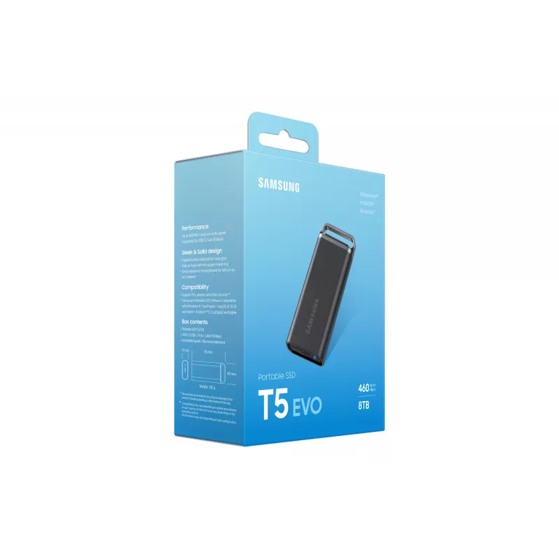 Samsung MU-PH8T0S 8 TB 3.2 Gen 1 (3.1 Gen 1) Μαύρο