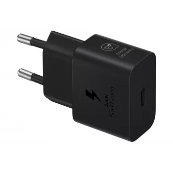 Φορτιστής Samsung EP-T2510 25W USB‑C Indoor Fast Charging, μαύρο, καλώδιο 1 m