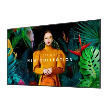 Samsung QB85C Digital Signage επίπεδη οθόνη 2,16 m (85 ίντσες) LCD Wi-Fi 350 cd/m² 4K Ultra HD Μαύρο Ενσωματωμένος επεξεργαστής Tizen 16/7
