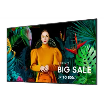 Samsung QH75C Digital Signage επίπεδη οθόνη 190,5 cm (75 ίντσες) LCD Wi-Fi 700 cd/m² 4K Ultra HD Μαύρο Tizen 24/7