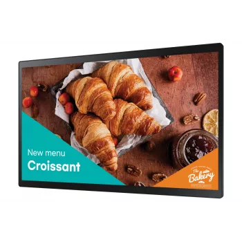 Samsung QB24C-T Digital Signage επίπεδη οθόνη 61 cm (24 ίντσες) LED Wi-Fi 250 cd/m² Full HD Μαύρο Οθόνη αφής Ενσωματωμένος επεξεργαστής Tizen 7.0 16/7