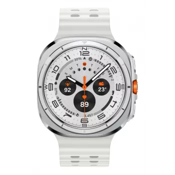 Samsung Galaxy Watch Ultra 3,81 cm (1,5 ίντσες) AMOLED 47 mm ψηφιακό 480 x 480 pixel οθόνη αφής 4G λευκό Wi-Fi GPS (δορυφορικό)
