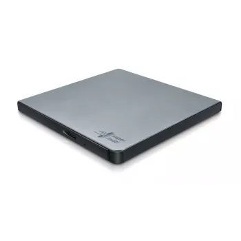 HITACHI-LG DATA STORAGE λεπτός φορητός εγγραφέας DVD - Gp57eb40 - USB 2.0 - Ασημί