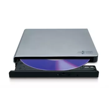 HITACHI-LG DATA STORAGE λεπτός φορητός εγγραφέας DVD - Gp57eb40 - USB 2.0 - Ασημί