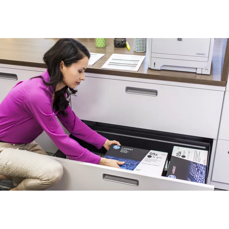 HP 05A Μαύρο Γνήσιο Τόνερ LaserJet, 2300 σελίδες, Μαύρο, 1 τεμ.
