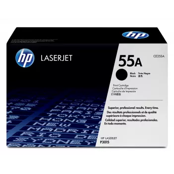 HP 55A μαύρο γνήσιο τόνερ LaserJet, 6000 σελίδες, μαύρο, 1 τεμ.