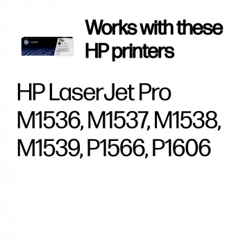 HP 78A Γνήσιο Τόνερ LaserJet, Μαύρο, 2100 σελίδες, 1 τεμ.