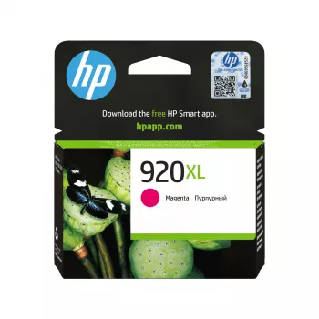 HP 920XL Γνήσιο Μελάνι Magenta υψηλής απόδοσης, Magenta, 1 τεμ., 700 σελίδες