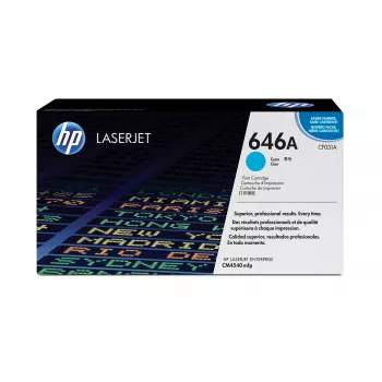 HP 646A CF031A γνήσια κασέτα τόνερ LaserJet, κυανό, 12.500 σελίδες