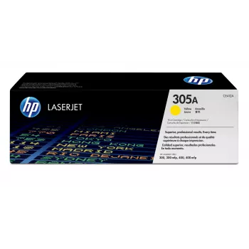 HP 305A Κίτρινο Γνήσιο Τόνερ LaserJet, 2600 σελίδες, Κίτρινο, 1 τεμ.