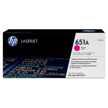 Γνήσιο τόνερ HP 651A Magenta Original LaserJet, 16000 σελίδες, ματζέντα, 1 τεμ.