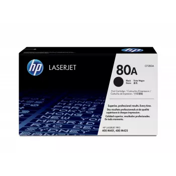 Γνήσιο τόνερ HP 80A Schwarze Original LaserJet, 2560 σελίδες, μαύρο, 1 τεμ.